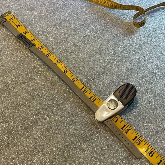 Tory Burch FITBIT FRET Double Wrap Bracelet Taupe Gray - Picture 2 of 9